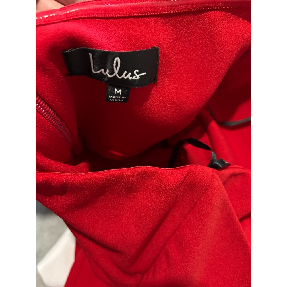 Lulus Own the Night Red Strapless Maxi Dress Women's Medium Red - Picture 15 of 16